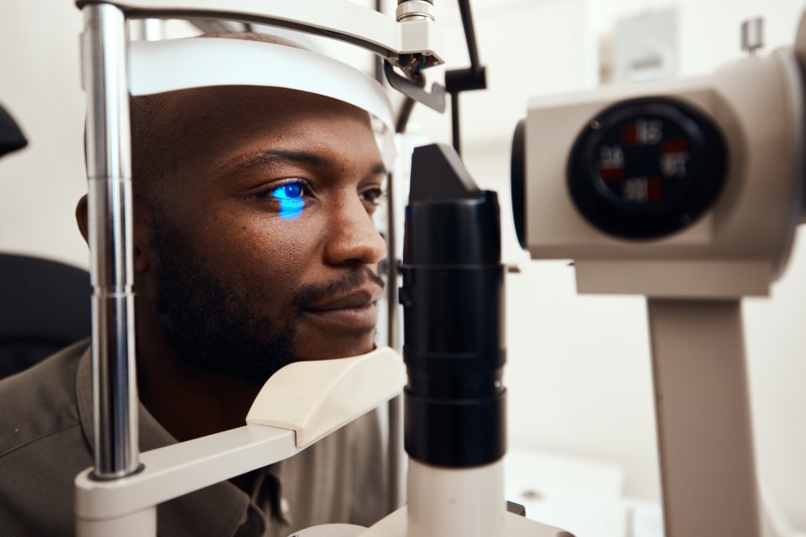 Diagnosis of glaucoma.